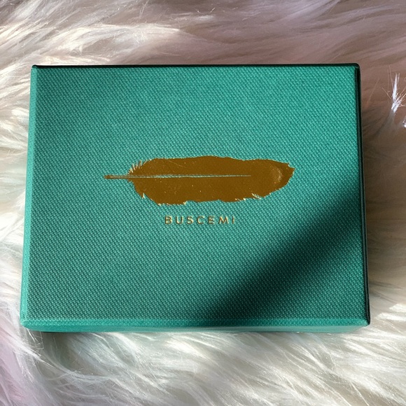 Like New! Buscemi Rose Gold Black leather bracelet - Picture 3 of 4